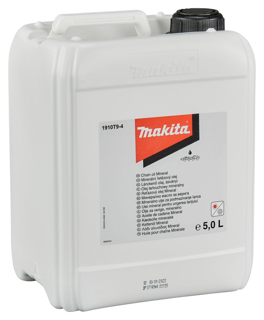 Oil for lubricating chain saws Makita 1910T9-4; 5 l - 1910T9-4 - Olio -  Rasaerba, decespugliatori